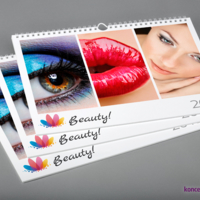Strona główna kalendarzy ściennych powinna zawierać barwne i przykuwające wzrok zdjęcia.